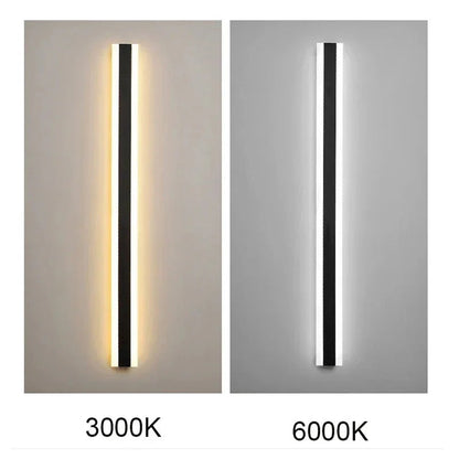 Kiki's Way | Adriel Strip Wall Light – Slim Iron Profile, IP65