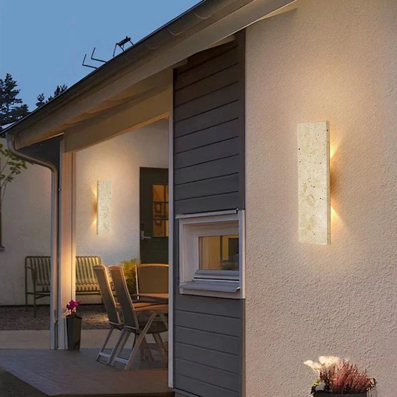 Kiki's Way | Adira Stone Wall Light – Dimmable 18 W LED, IP44