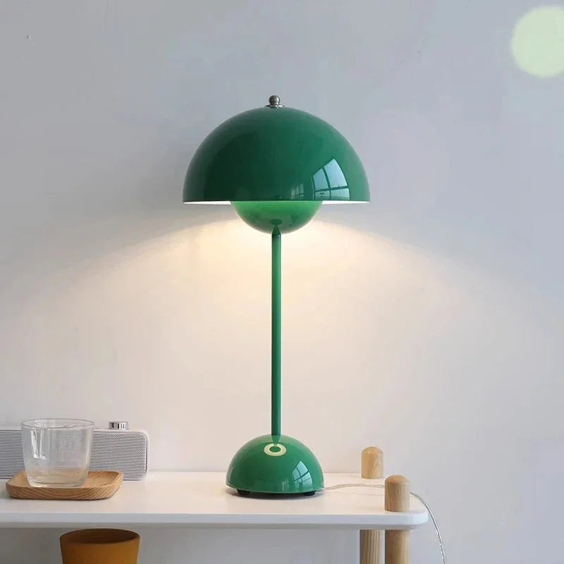 Kiki's Way | Adele Metal Table Lamp – Classic Dome Shade