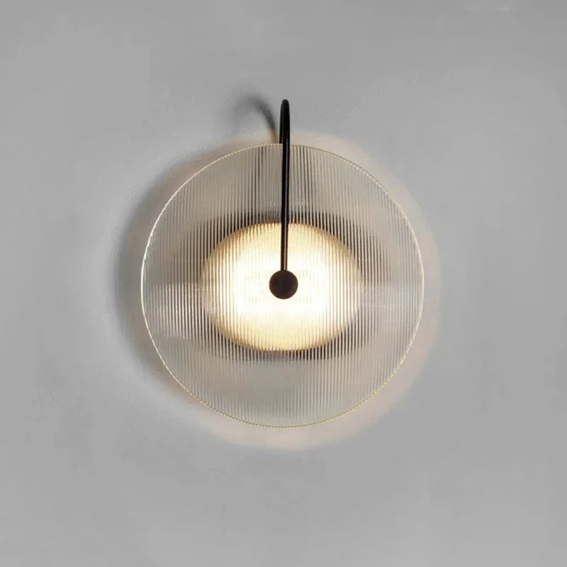 Kiki's Way | Basil Glass Globe Wall Light – Iron Frame, G9