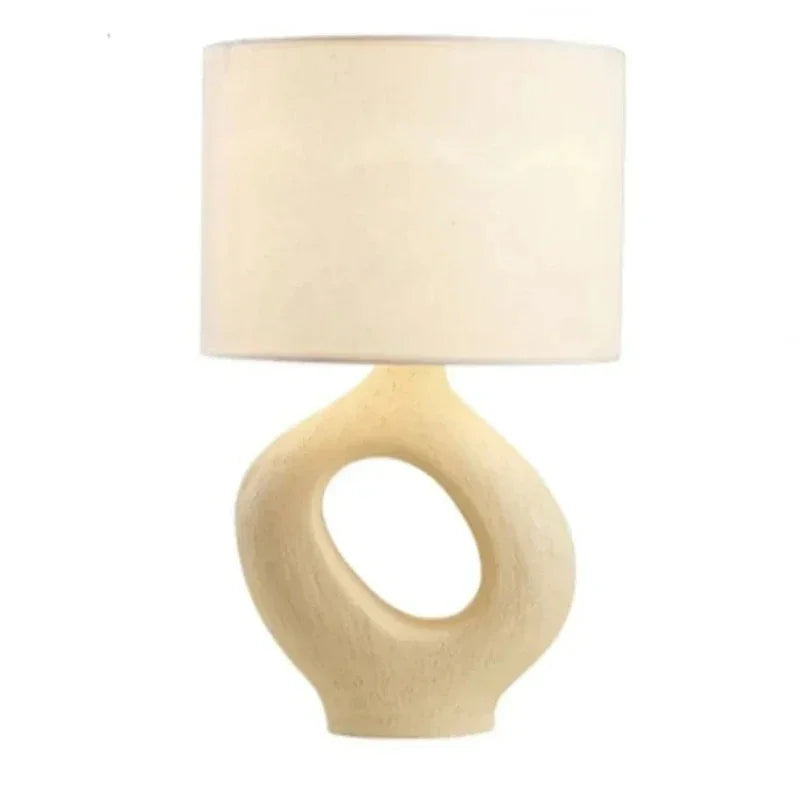 Kiki's Way | Aleyna Resin Table Lamp – Fabric Shade