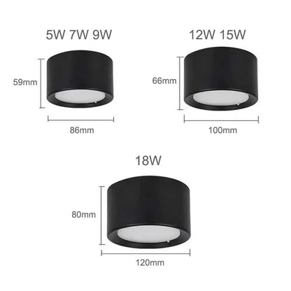 Kiki's Way | Emberlynn Surface Downlight – Aluminium, 120° Beam