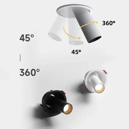 Kiki's Way | Kinslee Recessed Downlight – 360° Anti-Glare, COB