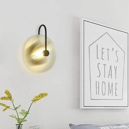 Kiki's Way | Basil Glass Globe Wall Light – Iron Frame, G9