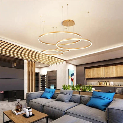 Kiki's Way | Fleur Ring Chandelier – Multi-Ring LED, Dimmable