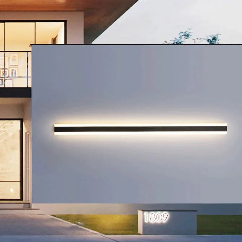 Kiki's Way | Adriel Strip Wall Light – Slim Iron Profile, IP65