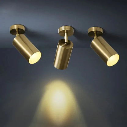 Kiki's Way | Marigold Brass Spotlight – Surface Mounted, E27