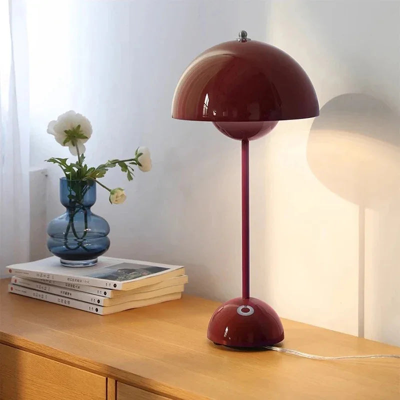 Kiki's Way | Adele Metal Table Lamp – Classic Dome Shade
