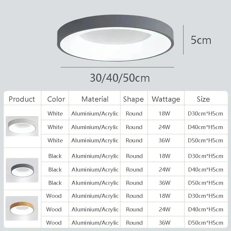 Kiki's Way | Tallulah Slim Ceiling Light – Remote Control