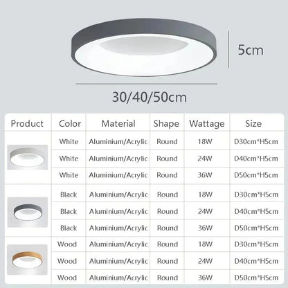 Kiki's Way | Tallulah Slim Ceiling Light – Remote Control
