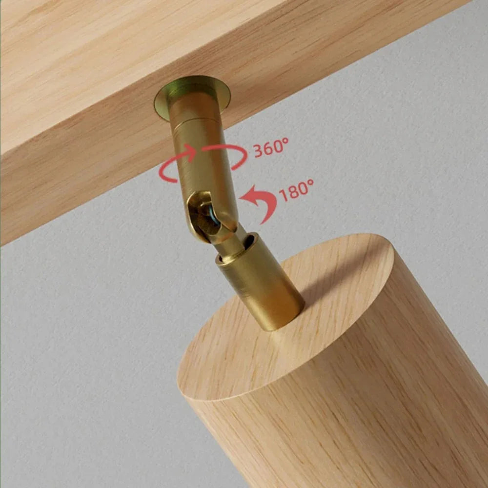 Kiki's Way | Elyse Wooden Spotlight – Surface Mounted, 5 Sizes