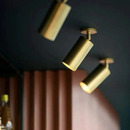 Kiki's Way | Marigold Brass Spotlight – Surface Mounted, E27