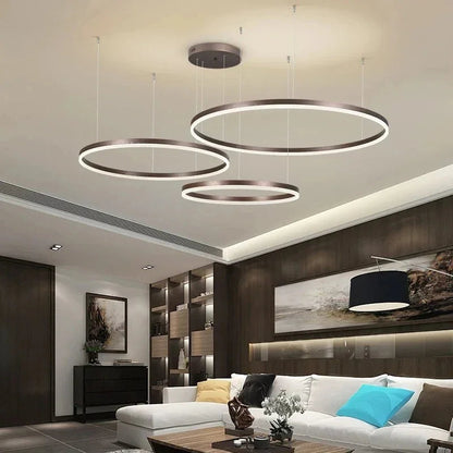 Kiki's Way | Fleur Ring Chandelier – Multi-Ring LED, Dimmable