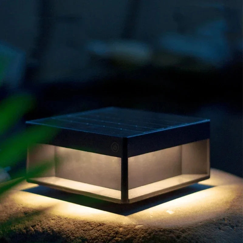 Kiki's Way | Abbie Solar Post Light – Stainless Steel, IP65