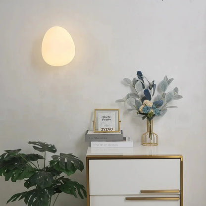 Kiki's Way | Arianne Glass Wall Light – Wrought Iron Frame