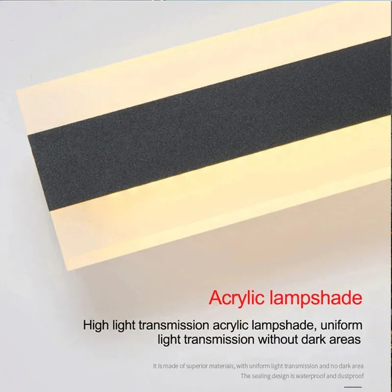 Kiki's Way | Adriel Strip Wall Light – Slim Iron Profile, IP65