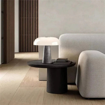 Kiki's Way | Aadhya Marble Table Lamp – Frosted Glass Shade