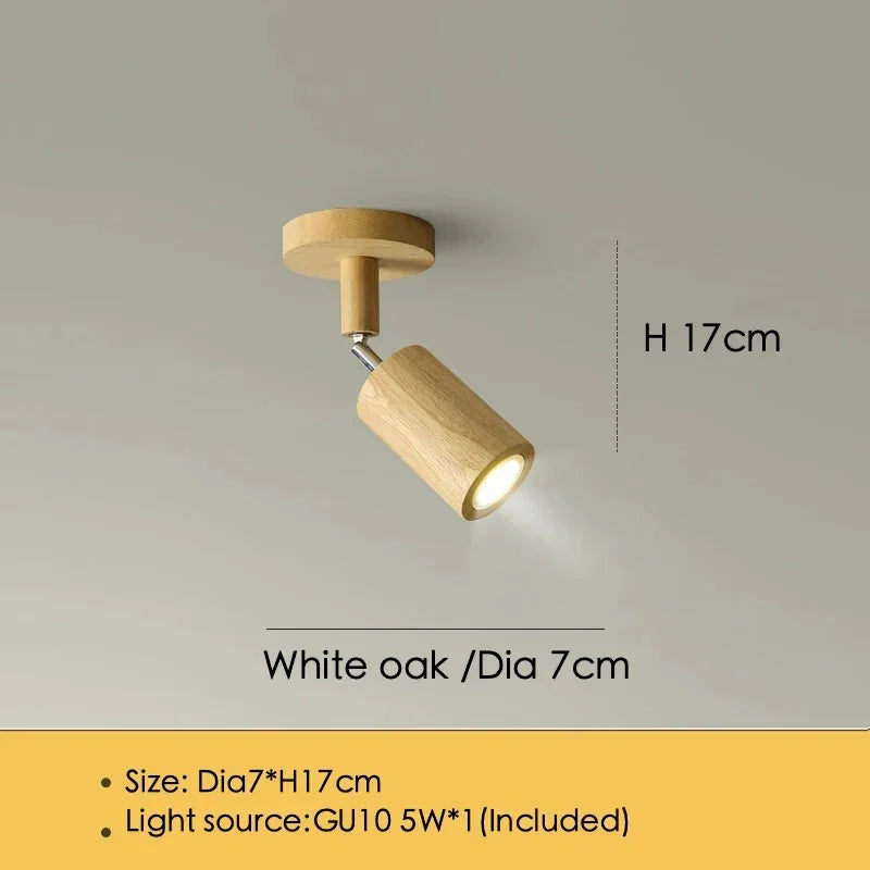 Kiki's Way | Elyse Wooden Spotlight – Surface Mounted, 5 Sizes