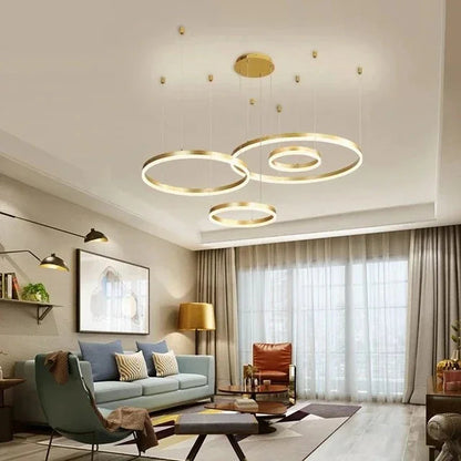 Kiki's Way | Fleur Ring Chandelier – Multi-Ring LED, Dimmable