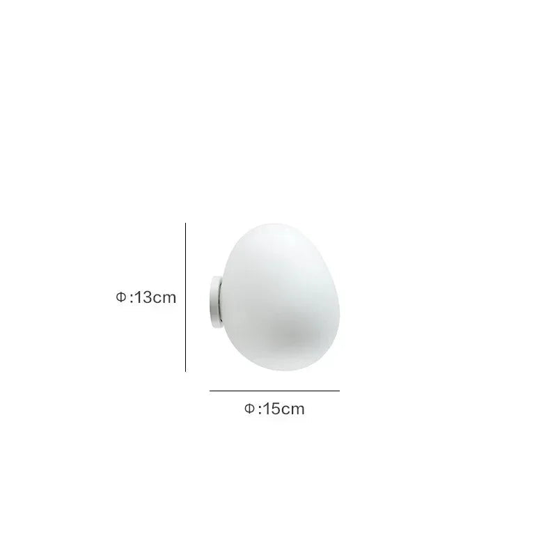 Kiki's Way | Abby Egg Wall Light – Acrylic & Metal