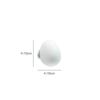 Kiki's Way | Abby Egg Wall Light – Acrylic & Metal