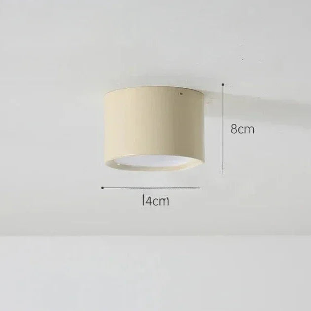 Kiki's Way | Adley Circular Ceiling Light – Wrought Iron & Acrylic