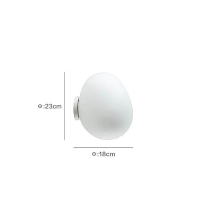 Kiki's Way | Abby Egg Wall Light – Acrylic & Metal