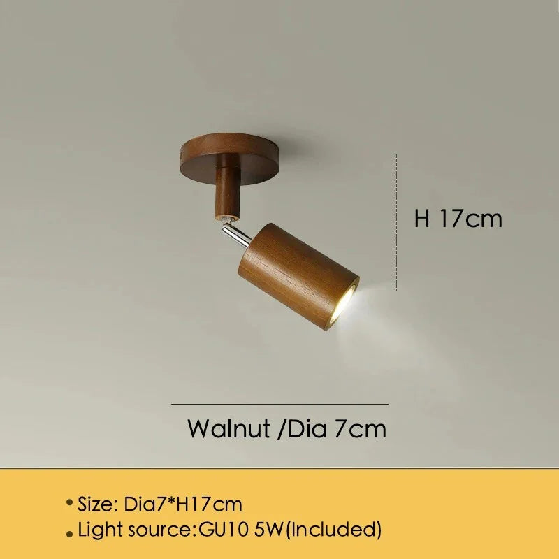 Kiki's Way | Elyse Wooden Spotlight – Surface Mounted, 5 Sizes