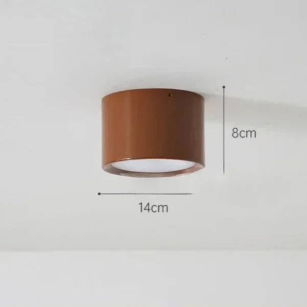 Kiki's Way | Adley Circular Ceiling Light – Wrought Iron & Acrylic