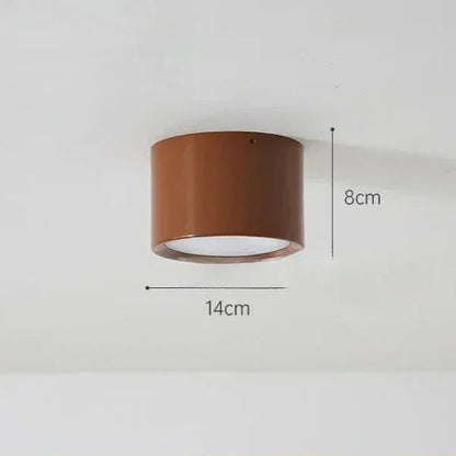 Kiki's Way | Adley Circular Ceiling Light – Wrought Iron & Acrylic