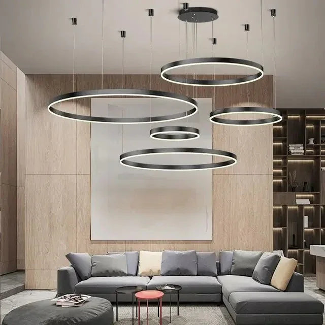 Kiki's Way | Fleur Ring Chandelier – Multi-Ring LED, Dimmable