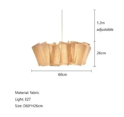 Kiki's Way | Ainara Fabric Pendant Light – Iron Frame, 3 Sizes