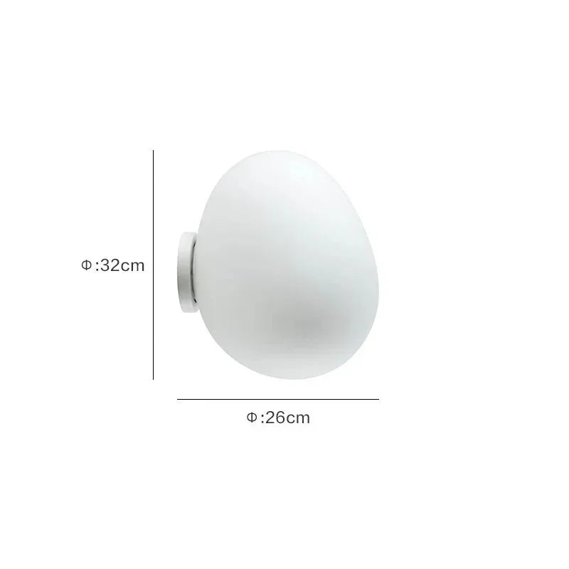 Kiki's Way | Abby Egg Wall Light – Acrylic & Metal
