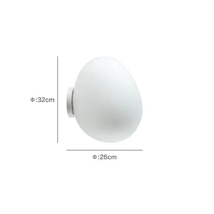 Kiki's Way | Abby Egg Wall Light – Acrylic & Metal