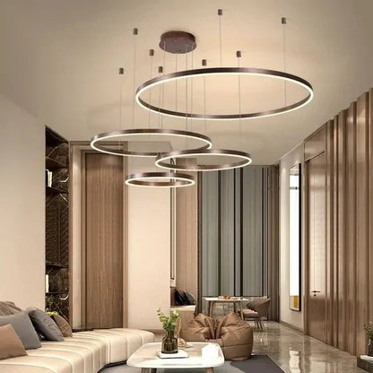 Kiki's Way | Fleur Ring Chandelier – Multi-Ring LED, Dimmable