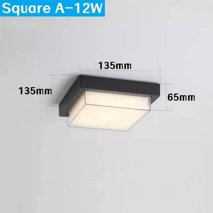 Kiki's Way | Alaya Outdoor Ceiling Light – Surface Mounted, IP65