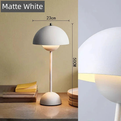 Kiki's Way | Adele Metal Table Lamp – Classic Dome Shade