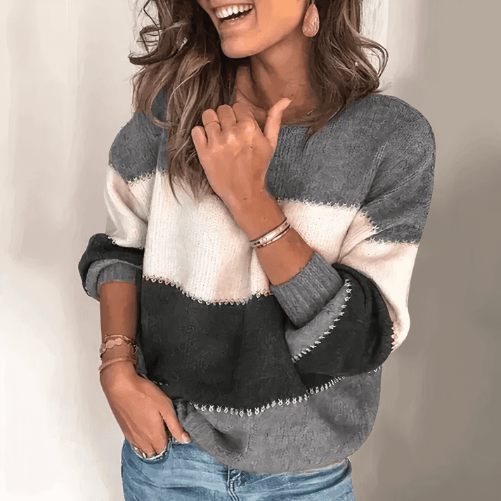 Loose Striped Sweater for Women