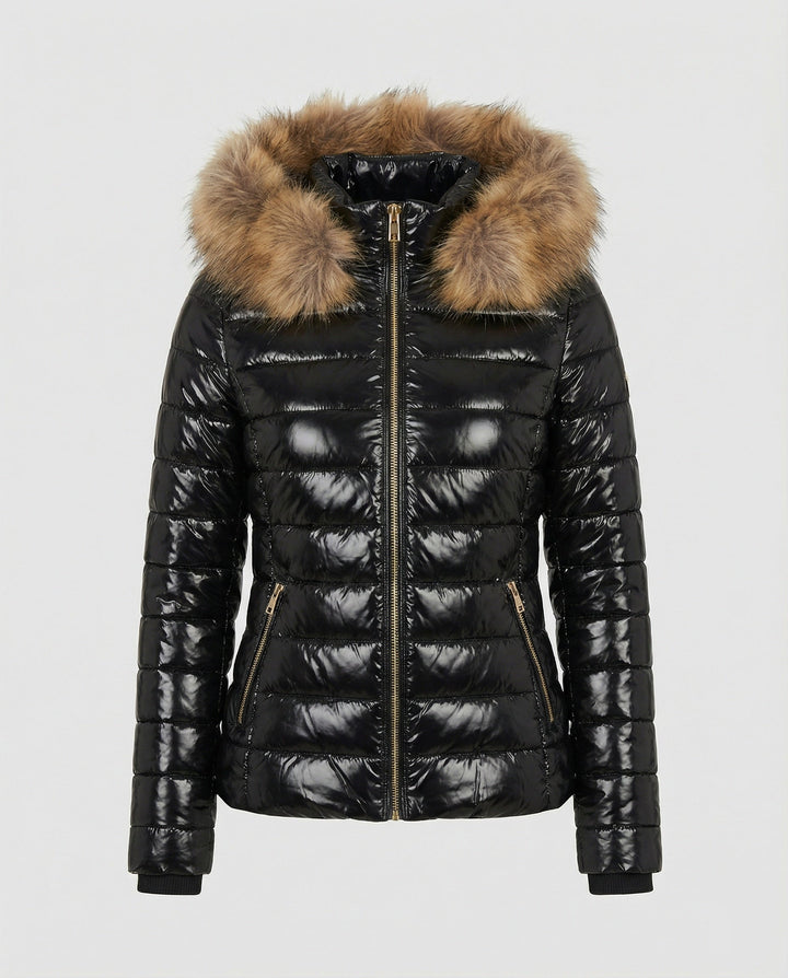 Women's Fur-Hood Puffer Coat - Winter 2024