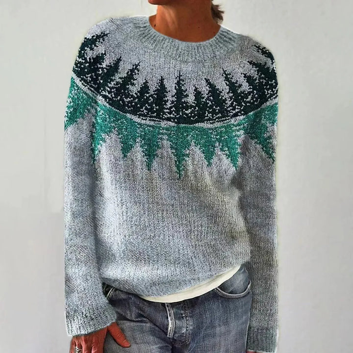 Women's Nordic Sweater with Stylish Design & Cozy Fit