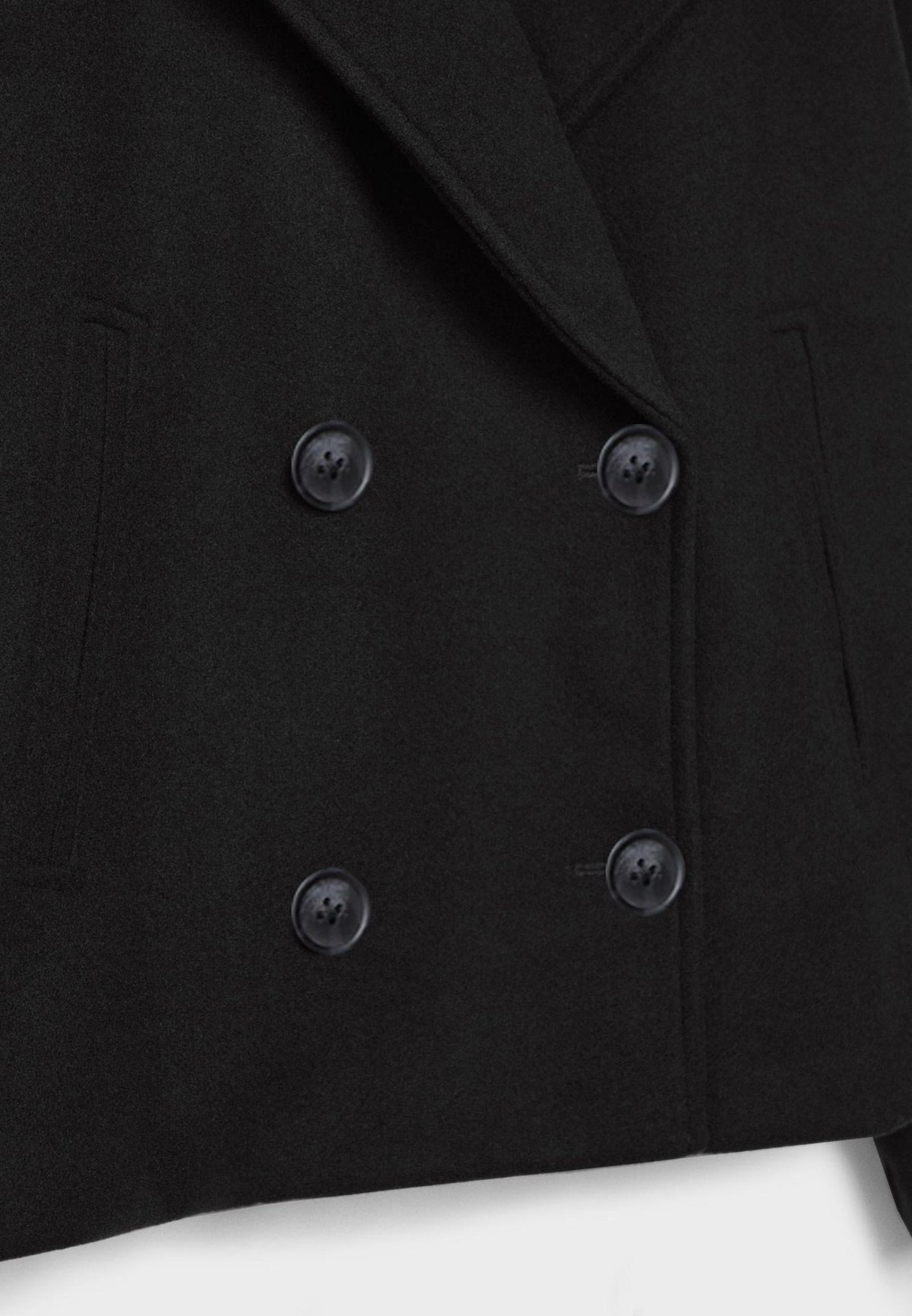 Women's Jacket with Short Cut & Double-Breasted Design