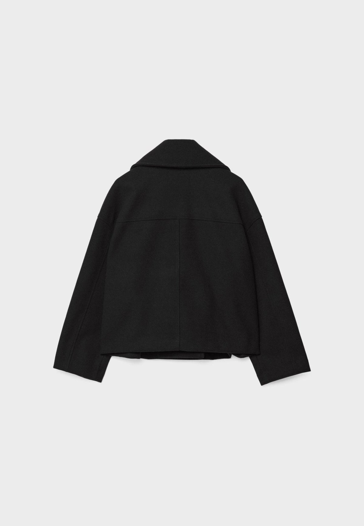 Women's Jacket with Short Cut & Double-Breasted Design