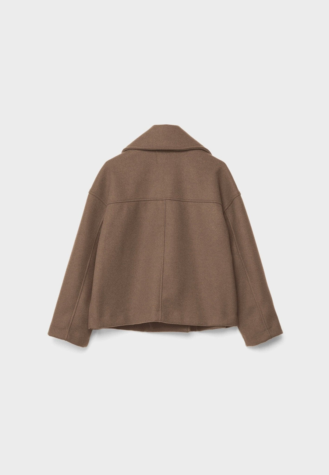 Women's Jacket with Short Cut & Double-Breasted Design