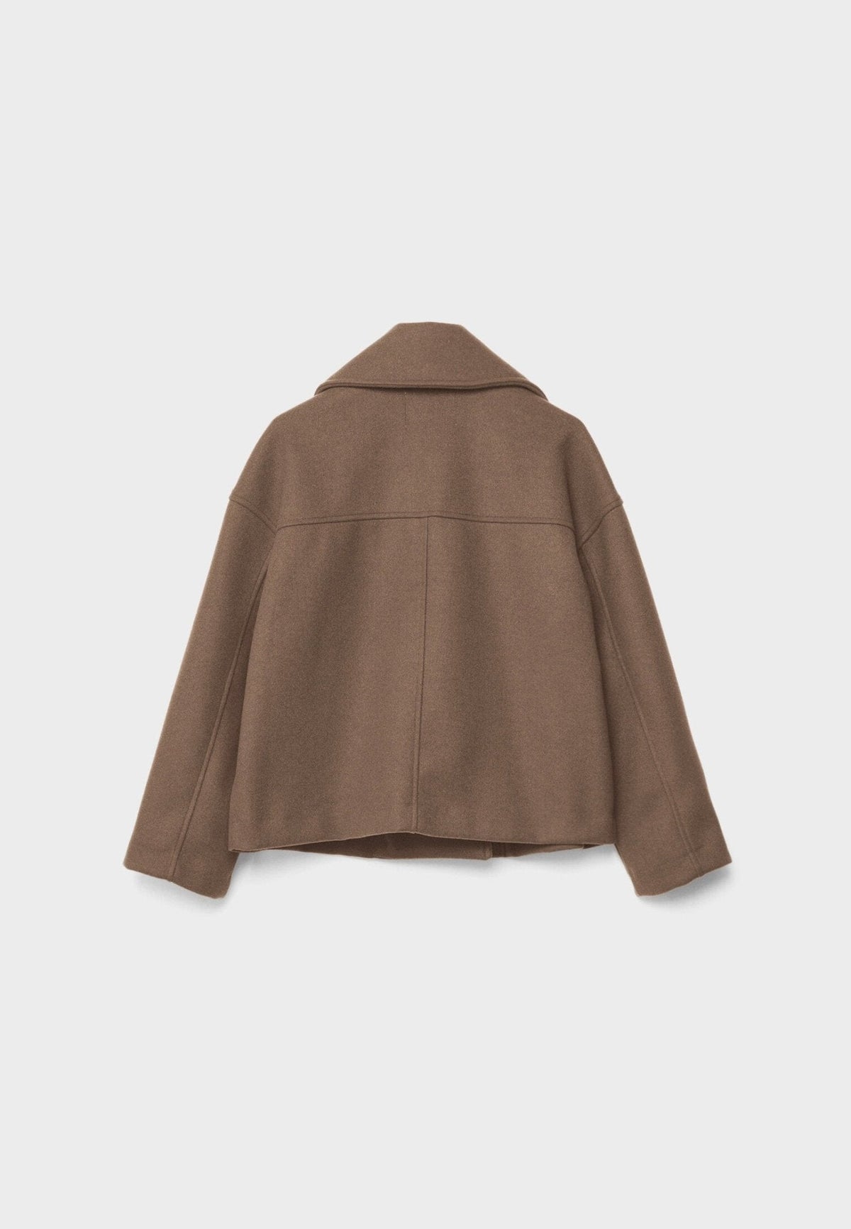Women's Jacket with Short Cut & Double-Breasted Design