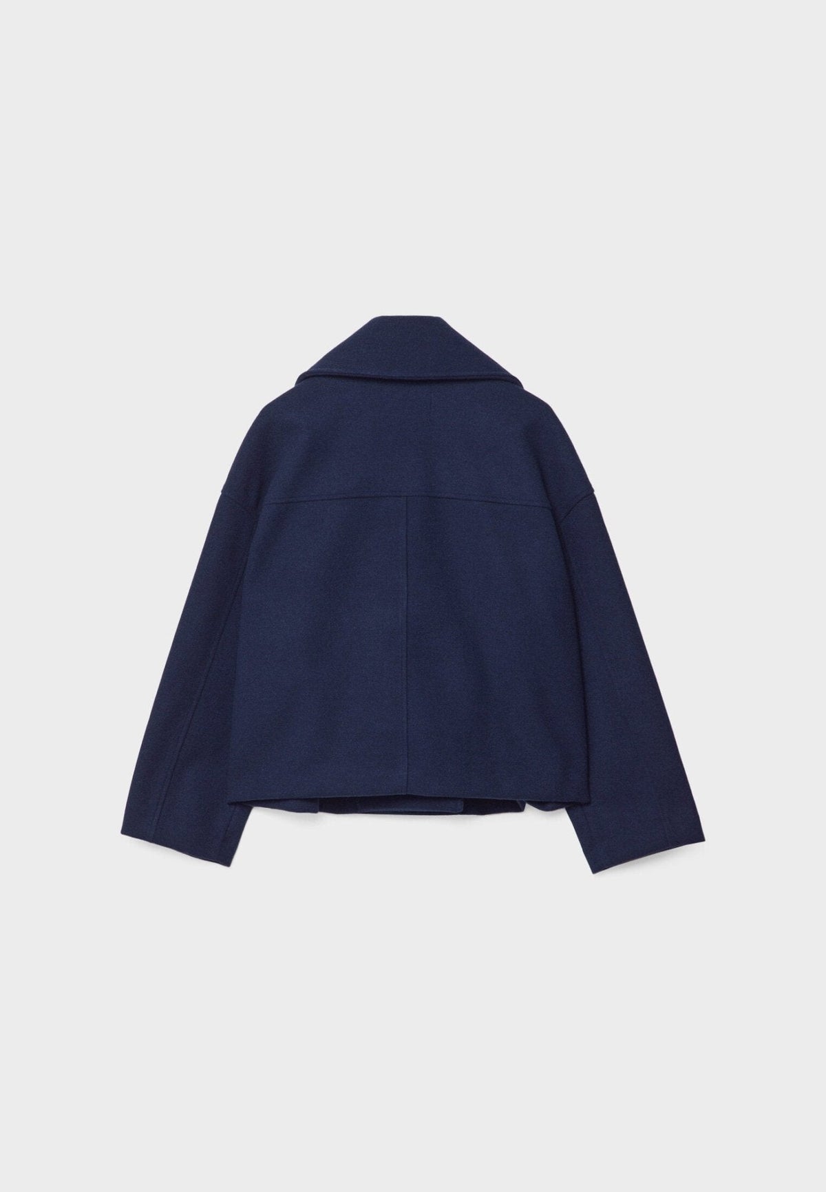 Women's Jacket with Short Cut & Double-Breasted Design