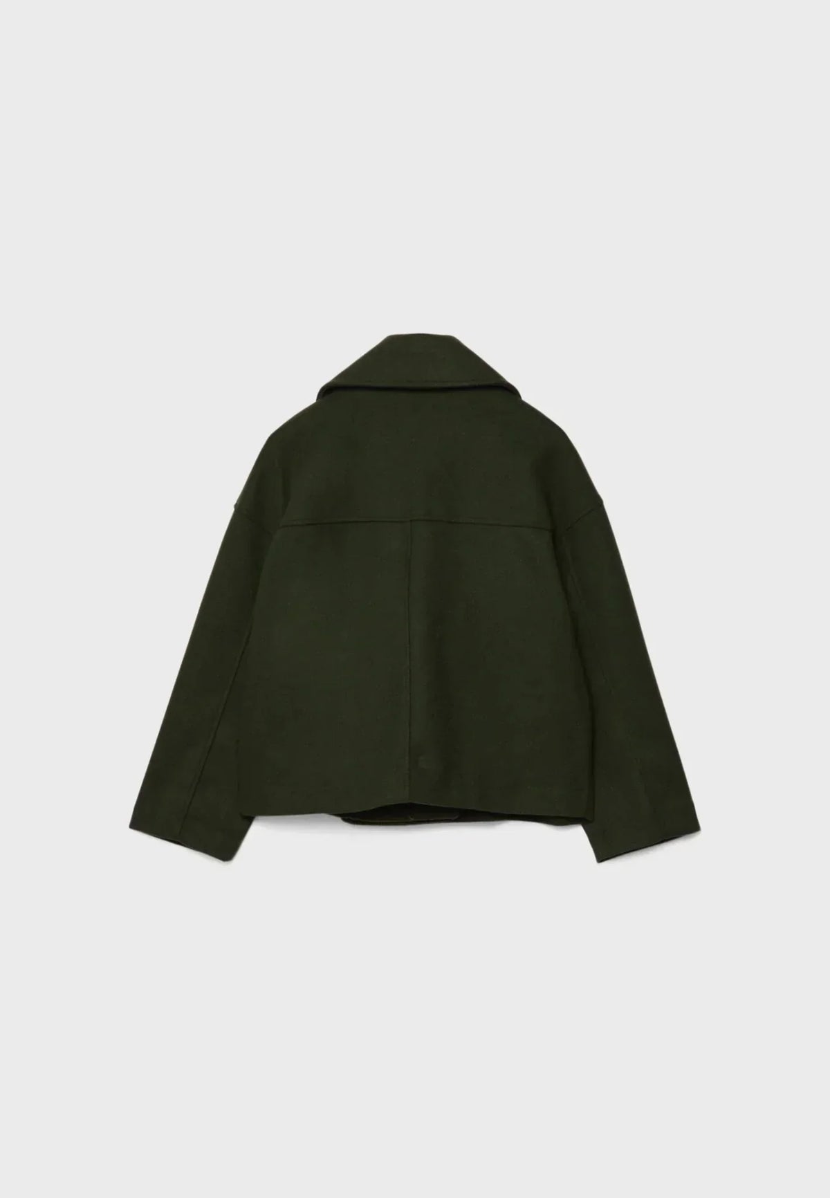 Women's Jacket with Short Cut & Double-Breasted Design