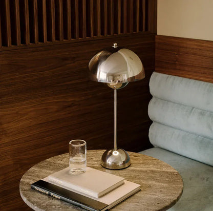 Kiki's Way | Adele Metal Table Lamp – Classic Dome Shade