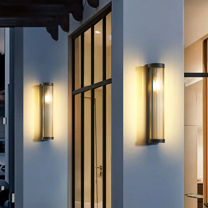 Kiki's Way | Amalia Solar Wall Light – Metal & Glass, IP65