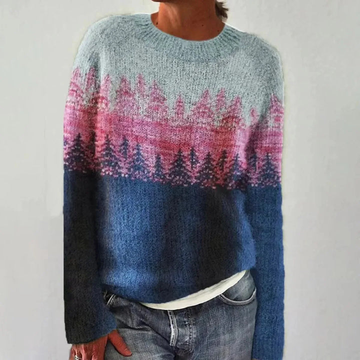 Women's Nordic Sweater with Stylish Design & Cozy Fit