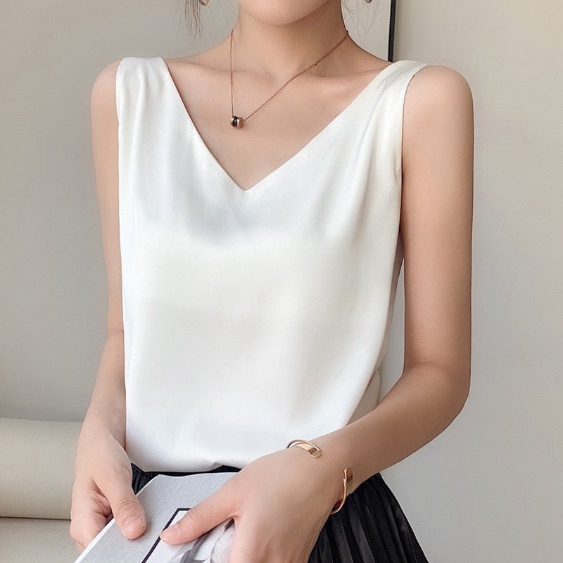 Women's Tank Top in Soft Silk